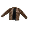 thumbnail image 5 of Almencla 1:12 Scale Men Figures Jacket Handmade Doll Clothes Miniature Clothing Accessories for 6 inch Action Figure Body Doll Model Coffee, 5 of 8