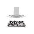 thumbnail image 1 of Combo Parrilla y Campana SUPRA 5 Quemadores Acero Inoxidable C9-10-SS 90 cm, 1 of 5