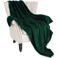 thumbnail image 1 of HTOOQ Couverture en Molleton Texturé Gaufré, Grande Couverture (Vert Forêt, 5HTOOQ x 7HTOOQ Pouces) - Confortable, Chaude et Légère, 1 of 6