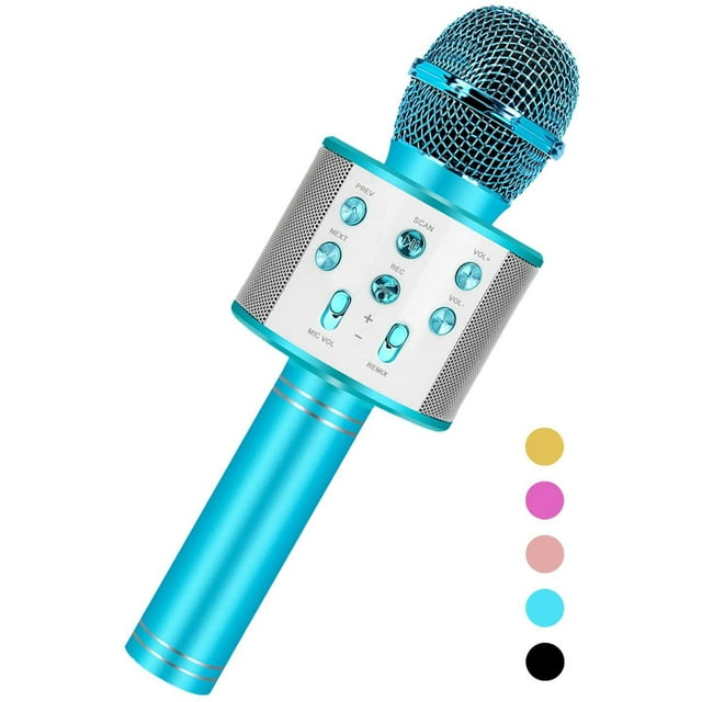 Fun Toys for 4-15 Year Old Girls, Handheld Karaoke Microphone