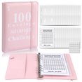 thumbnail image 1 of 100 Envelope Challenge loose-leaf book 100 days money saving book challenge cash envelope saving book, 1 of 6