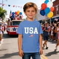 thumbnail image 2 of USA 250th Anniversary Shirt - 250 Anniversary USA Merchandise 4th Of July Soft Comfort Tees Tops (Big Girl 10-11 Years Blue), 2 of 9