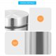 thumbnail image 3 of 1 unidad de tanque de almacenamiento de cocina transparente visible, caja de almacenamiento de acero inoxidable, 3 of 7