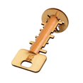 thumbnail image 2 of IQ Test Toys Intelligence Development Game Wood Burr Puzzle Unlock Key Magic Trick Kid Toy, 2 of 5