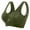 Army Green, variant on Sports Bras for Women,Push Up Bra,Women's Crystal Sports Bra with Removable Padding for Yoga and Fitness Thin Bralette Features Rhinestone Details for Stylish Workouts