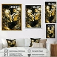 thumbnail image 4 of DESIGN ART Designart "Acrylic Couple Kissing Ii" Abstract Marble Canvas Wall Art 16 in. wide x 32 in. high, 4 of 5
