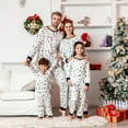 thumbnail image 7 of Family Christmas Pajamas Matching Sets Christmas Family Matching Pajama Set Long Sleeve Crew Neck Full Length Pants Soft Comfortable Festive Sleepwear For Kids Dark Gray 5T, 7 of 7