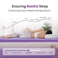 thumbnail image 4 of EGOHOME 4 inch King Size Memory Foam Mattress Topper, Foam Pad with Lavender Gel, 4 of 10