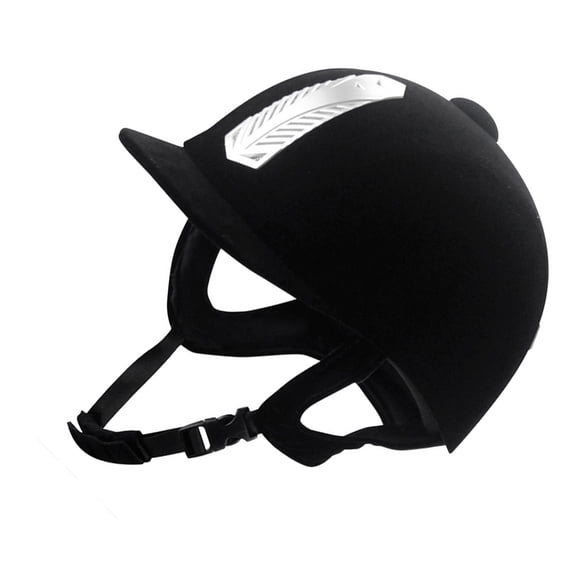 Gorro de montar Wosthever Negro 54cm ajustable para Cuidado ecuestre