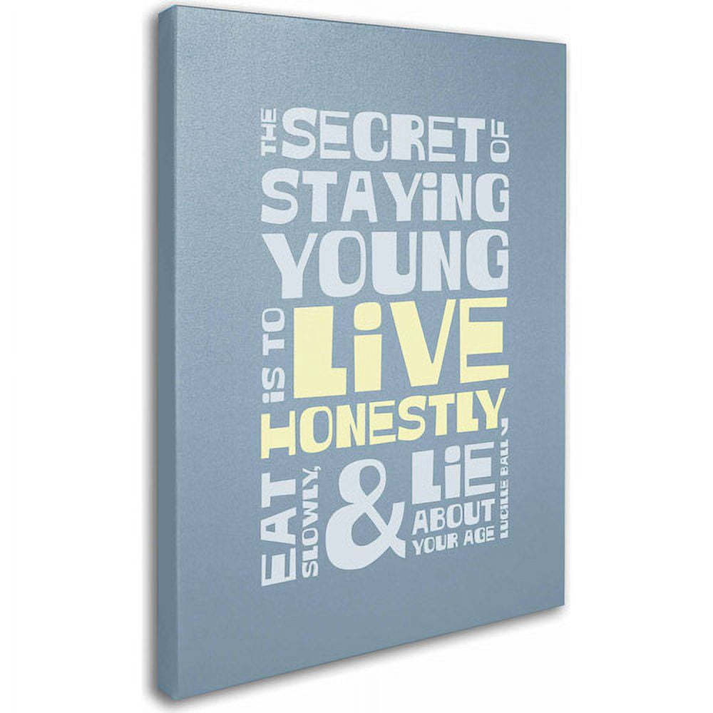 Trademark Fine Art "Live Honestly I" Canvas Art by Megan Romo