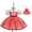Red#1, variant on SuTry Girls Christmas Embroidery Long Sleeve Dress Bow Collar Holiday Party Puffed Dress Festive Performance Outfit for Kids 6 Months-3 Years(Red,18 Months)