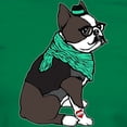 thumbnail image 3 of CafePress - Hipster Boston Terrier Women's Classic T Shirt - Women's Traditional Fit Dark T-Shirt, 3 of 4