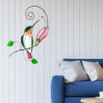 thumbnail image 4 of 2 uds s de pájaros de pared de ventana de manchado calcomanías de pared decoraciones de sala de estar Macarena etiqueta de la ventana, 4 of 6