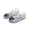 White, variant on Gyujnb Girls Heart Print Glitter Jelly Mary Jane Shoes Soft Sole Casual Footwear, Adjustable Strap Closed Toe Water Shoes (Toddler, Little Girls),3-3.5 Years