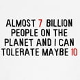 thumbnail image 3 of CafePress - Almost 7 Billion People On The Planet Sweatshirt - Crew Neck Sweatshirt, 3 of 4