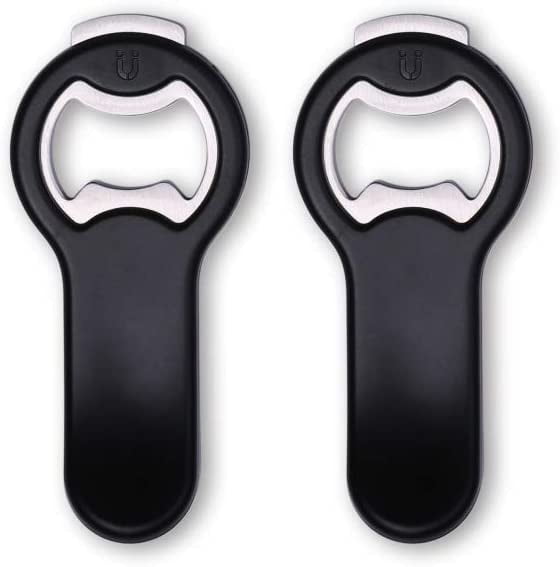 2 in 1 Bottle Opener with Magnetic Cap Catcher - Pop Can Opener – Stick to  Refrigerator for Easy Storage to Avoid Loss - Easy Picking-up -1 Pack Beer  Opener 