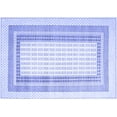 thumbnail image 1 of Ahgly Company Machine Washable Indoor Rectangle Abstract Blue Contemporary Area Rugs, 2' x 4', 1 of 4