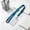 Sky Blue, variant on White Polyester Lanyard, Breakaway Strap with ID Card Holder for Employee Badge, Key, and Name Tag for Work and Travel