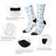 thumbnail image 4 of Fotbe Rabbit In The Rain Calcetas Largas con Estampado para Hombre y Mujer – Calcetas de Compresión Transpirables y Elásticas, Viajar y Uso Diario Talla 5-11, 4 of 6