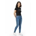thumbnail image 3 of I'm a Delight Women's Graphic Baby Tee with Short Sleeves, Sizes XXS-XXL, 3 of 4