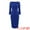 Royal Blue, variant on Women's 3/4 Sleeve Work Boat Neck Elegant Pencil Sheath Dresses L Black