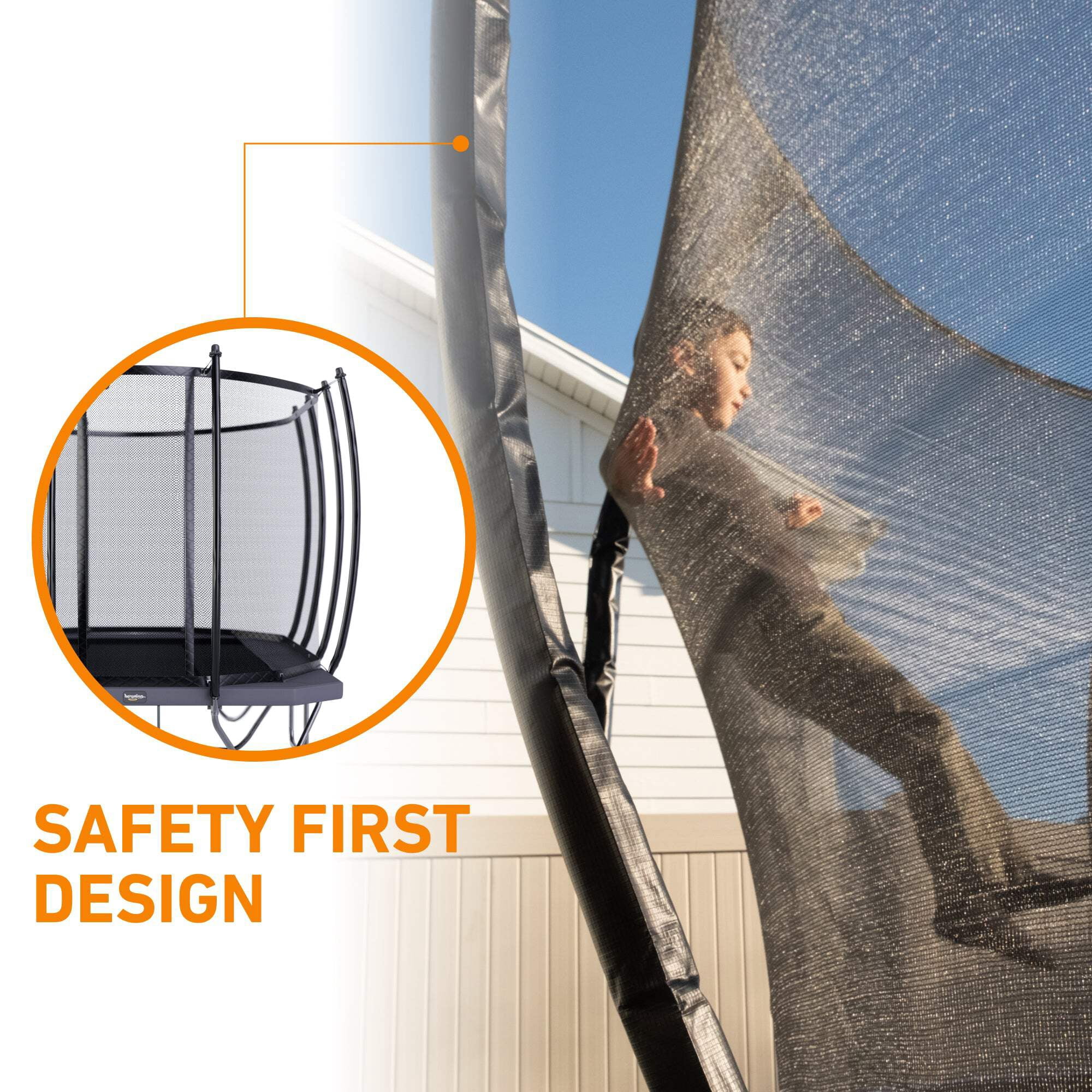 10x14' Rectangle Trampoline Pro-Line Avyna Above Ground with Enclosure