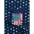 thumbnail image 3 of American Flag Grunge Style Sweatshirt Men -Image by Shutterstock, Male x-Large, 3 of 4