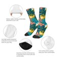 thumbnail image 3 of Rocae Hawaiian Style for Girls Boys Crew Socks,Children's Socks, Kids Socks, Toddler Socks: Daily Wear with Kids School Uniform, 3 of 5