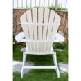 thumbnail image 6 of Northbeam Outdoor Garden Portable Foldable Wooden Adirondack Deck Chair, White, 6 of 8