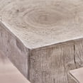 thumbnail image 3 of 16.75" Gray Contemporary Accent Table with Twisting Edges, 3 of 5
