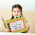 thumbnail image 2 of Kids Drawing Board with Magnetic Pen, Stimulates Interest in Painting and Teaches Three Primary Colors, Portable Doodle Board for Travel and Learning, Fun Creative Educational Toy Drawing Board * 1, 2 of 6