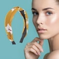 thumbnail image 2 of Unique Bargains 1 Pc Fashion Lily Pattern Headbands for Women Orange, 2 of 6