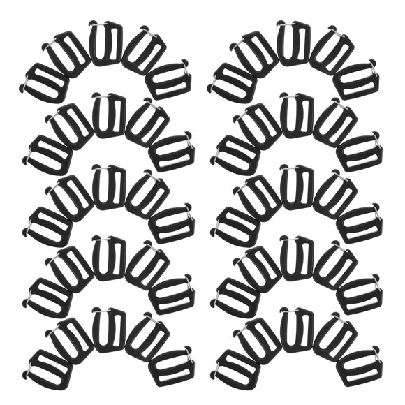 AURARMLET 60Ud Clips De Gancho G Para Mochilas Con Ajustable Y Resistente En Negro