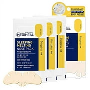 Mediheal Sleeping Melting Nose Pack 3ea 1 Pack - Non Irritating 1 Step Pore Care Overnight Mask Sheet, Removes Blackheads and Sebum, Pore Soothing & Tightening