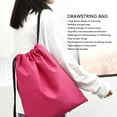 thumbnail image 4 of Gym Sack Big Capacity Sports Drawstring Backpack Water  Storage Bag For Gym Shopping Sport, 4 of 8