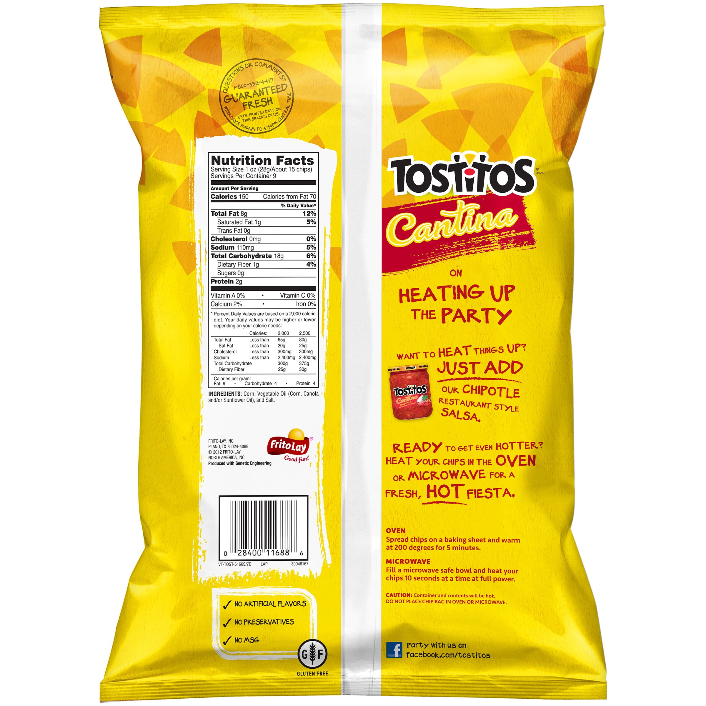 Tostitos Cantina Thin & Crispy 9 Oz (pack Of 3) - Walmart.com