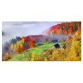 thumbnail image 2 of Colorful Autumn Landscape in Mountains - Large Landscape Canvas Art Print, 2 of 3