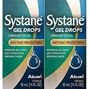 Alcon Systane Gel Drops Lubricant Eye Gel, 0.33 fl oz (2 Pack) (Bundle)
