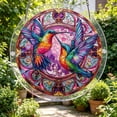 thumbnail image 4 of Acrylic Puzzles Suncatcher Window Hanging, 7.4 Inch Animals Sun Catcher Acrylic Puzzles Garden Decoration for Women Men Mom Birthday Gift Home Decor (Hummingbird), 4 of 5