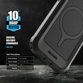 thumbnail image 4 of for iPhone 17 Pro Max Case with Built-in Screen Protector, Compatible with MagSafe - Military Grade Protection with 360 Rugged Full-Body Coverage (Black), 4 of 8