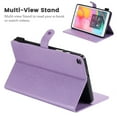 thumbnail image 5 of Galaxy Tab A 8.0 2019 Case, Dteck Embossed Cat PU Leather Folio Case Stand Cover With Built-in Card Slots for Samsung Galaxy Tab A 8.0 inch 2019 Model SM-T290 T295, Purple, 5 of 6