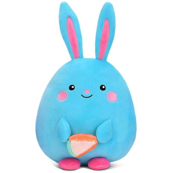 IScream Gingham Bunny Plush (BLUE)