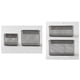 thumbnail image 1 of Metal Grid Storage Box Kitchen Gadget Storage Simple Style 1Set, 1 of 2