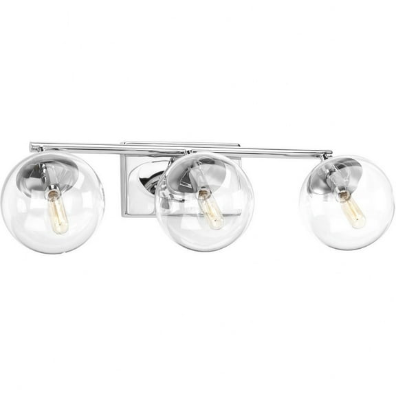 Progress Lighting - Three Light Bath - Mod - 3 Light in Mid-Century Modern style