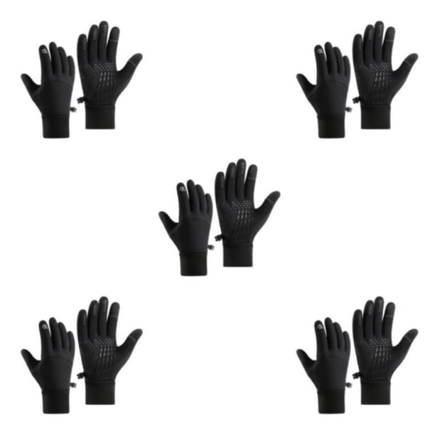 Naiovety Guantes Térmicos Impermeables Y Cortavientos Para Condiciones Invernales Extremas Antideslizantes Partículas De Silicona Negro M Type2 NO2