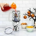thumbnail image 2 of 40oz Halloween Nightmare Before Tumbler with Handle Lid and Straw, Christmas Jack Skeleton Cup, Halloween Tumblers Gifts for Women Girls Men Adults, 2 of 6