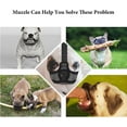 thumbnail image 4 of Short Snout Dog Muzzle, Adjustable Bulldog Mask Breathable Mesh Dogs Muzzles,Anti Biting Barking and Licking Chewing,Training Dog Mask for Bull Dogs,Pugs,Shar-Pei, Chihuahua Dogs, 4 of 6