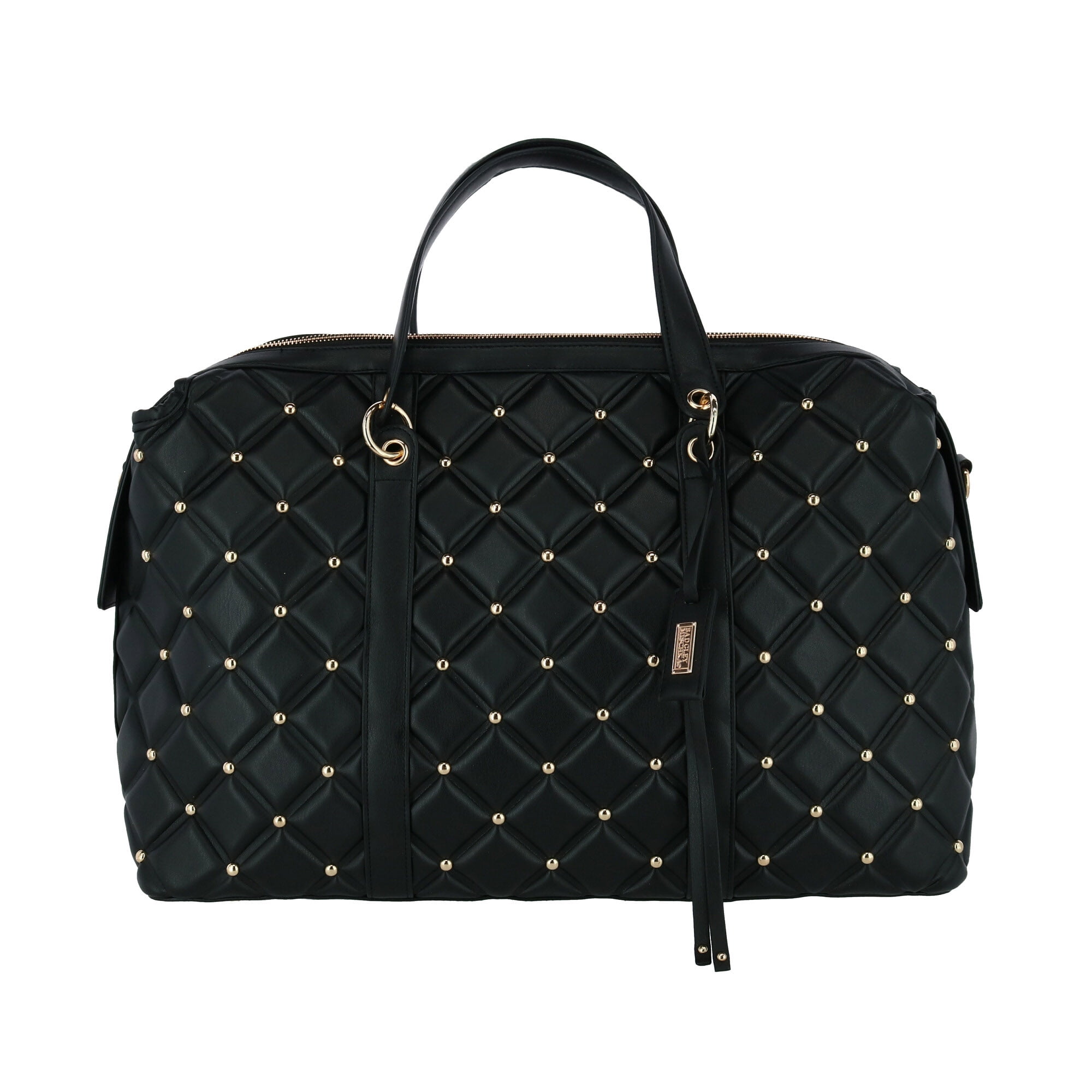 badgley mischka leather bag