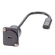 thumbnail image 3 of Adaptador de montaje en panel,Cable adaptador de montaje en panel USB tipo C,Cable de montaje en panel con tornillos,de hembra a USB-C hembra,Cable de extensión para montaje en panel para, 3 of 9