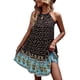 thumbnail image 2 of Cuello Halter Vestido Casual Halter Vestidos De Cuello Alto Sin Mangas Vestido Bohemio Fluido Vestido Con Dobladillo Grande Vestido Estampado Con Gradas Vestidos Con Cuello Halter ANGGREK  Otros, 2 of 6